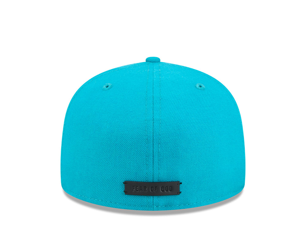 New Era Miami Marlins Fear of God Teal Essentials Classic Edition 59Fifty Fitted Cap