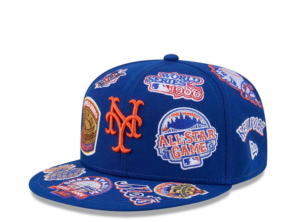 New Era New York Mets All Over Blue Edition 59Fifty Fitted Cap
