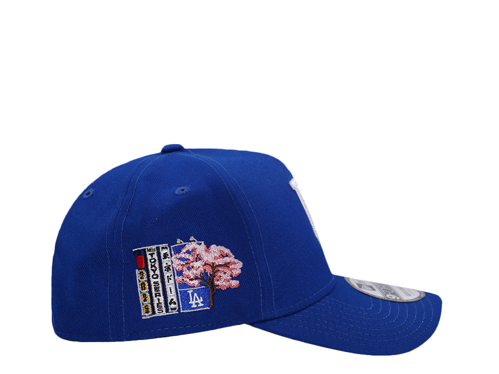 New Era Los Angeles Dodgers Tokyo Series Cat Royal Blue Prime Edition 9Forty A Frame Snapback Cap