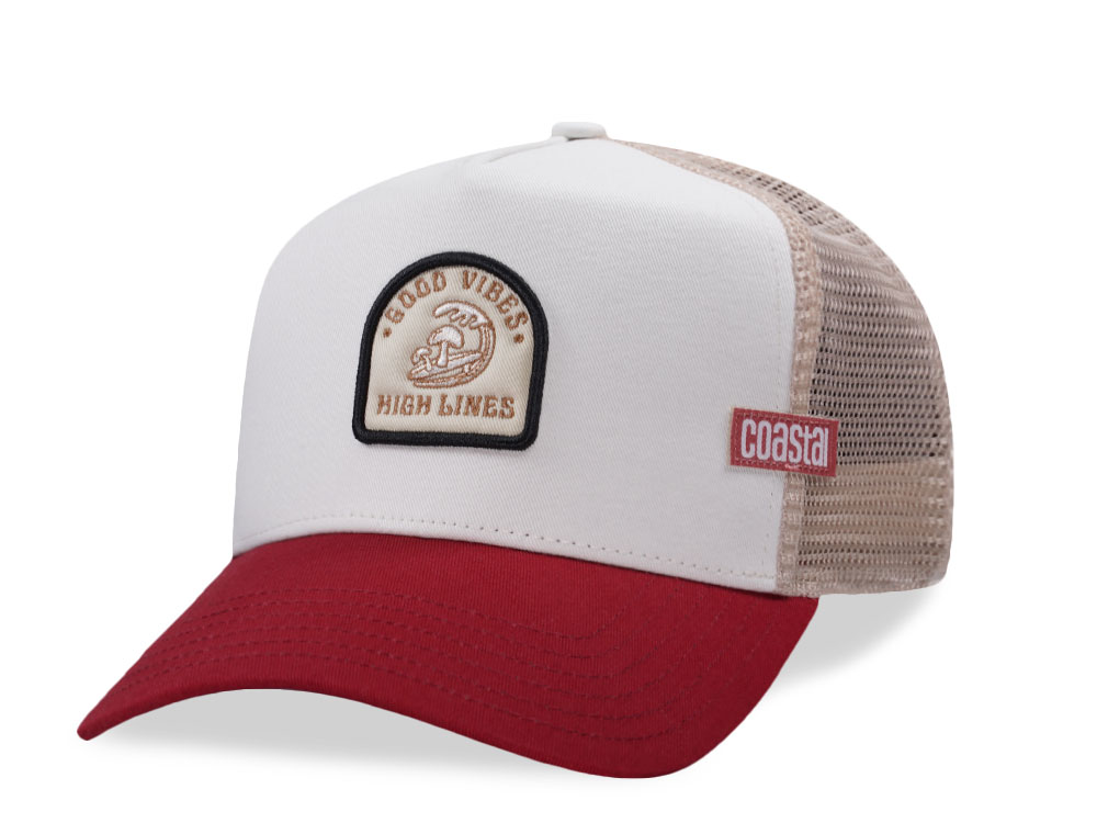 Djinns HFT High Lines Offwhite Two Tone Edition Trucker Snapback Cap