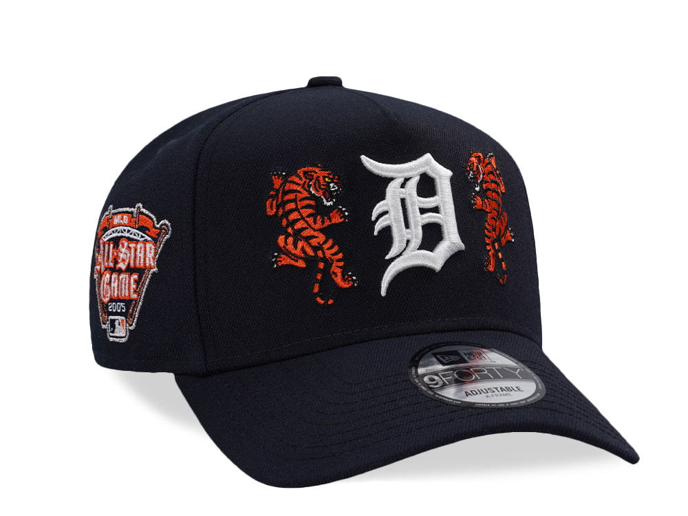 New Era Detroit Tigers All Star Game 2005 Navy Prime Edition 9Forty A Frame Snapback Cap