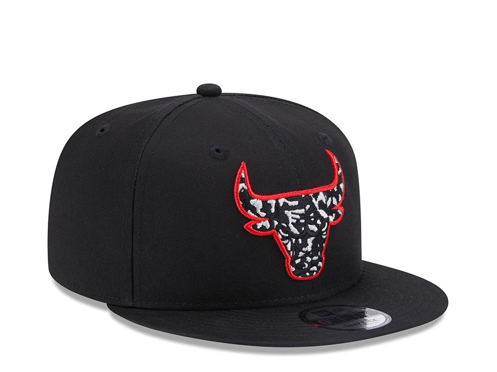 New Era Chicago Bulls Seasonal Infill Black Edition 9Fifty Snapback Cap