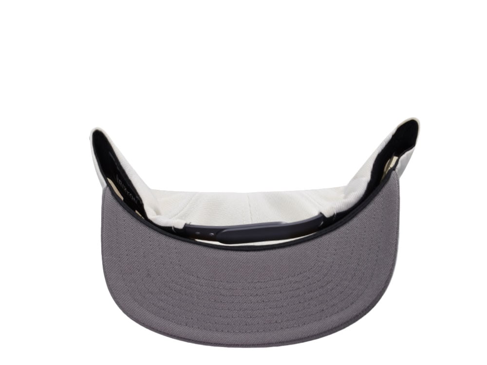 Brixton Supply Logo White Snapback Cap