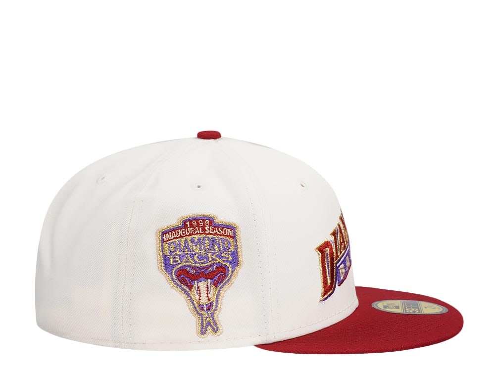 New Era Arizona Diamondbacks Inaugural Season 1998 Chrome Gold Two Tone Edition 59Fifty Fitted Cap