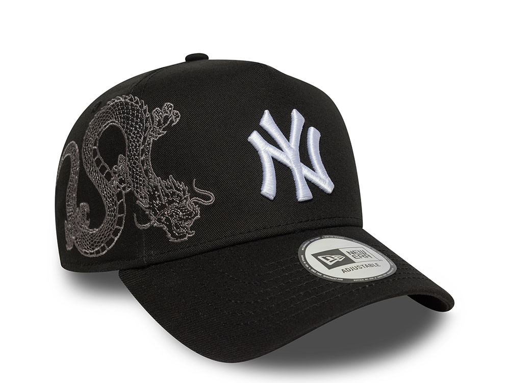 New Era New York Yankees Black Dragon Edition 9Forty A Frame Snapback Cap
