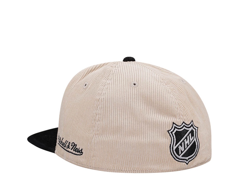 Mitchell & Ness Vegas Golden Knights Inaugural Season 17 Two Tone Cord Edition Dynasty Fitted Cap
