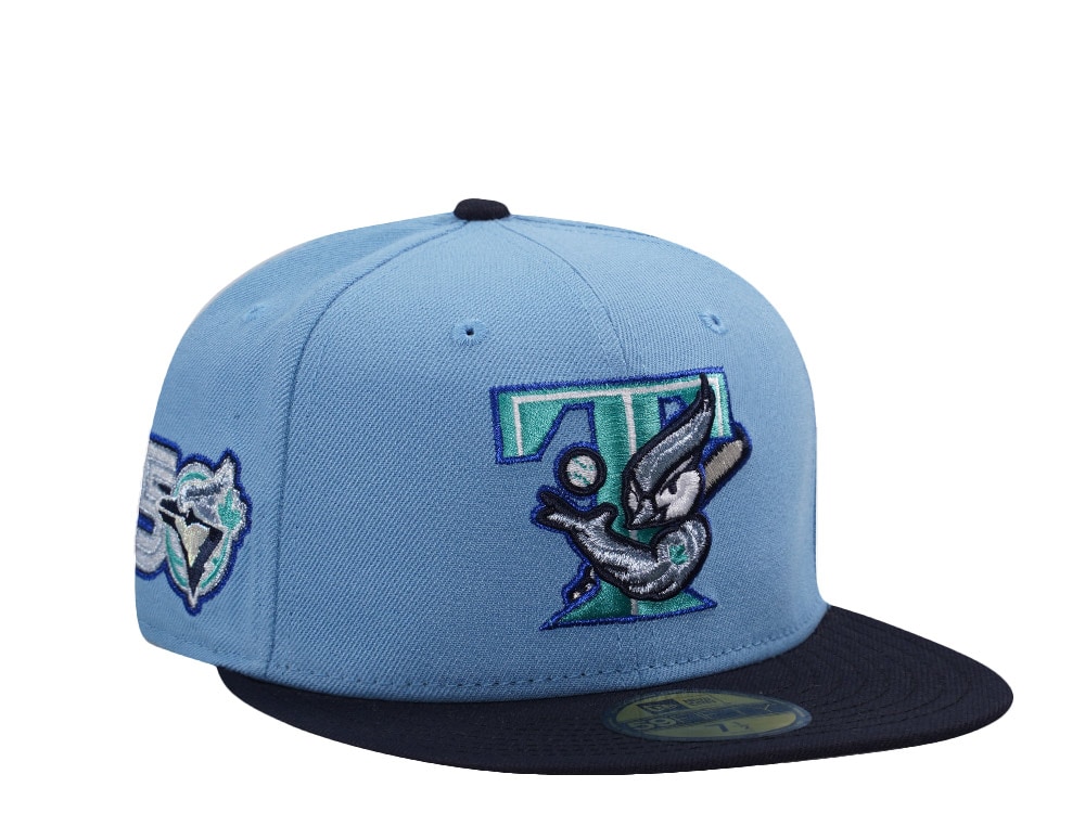 New Era Toronto Blue Jays 50th Anniversary Sky Blue Two Tone Edition 59Fifty Fitted Cap