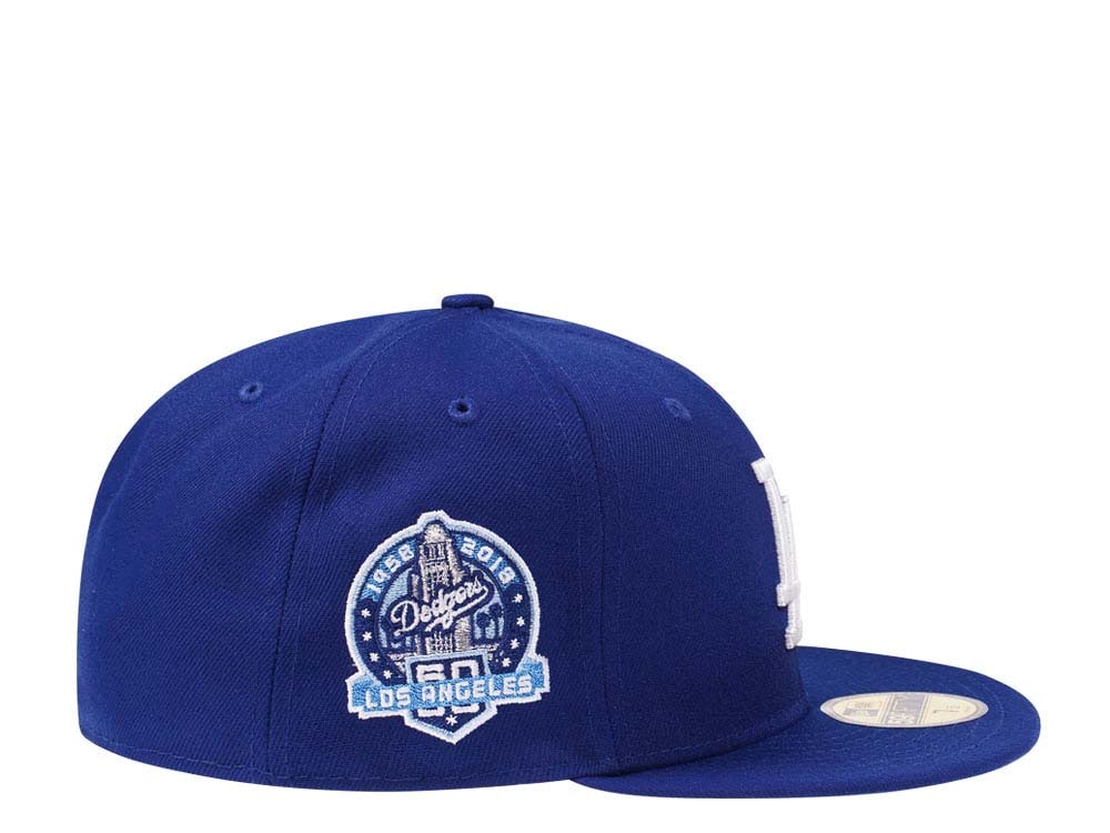 New Era Los Angeles Dodgers 60th Anniversary Glacier Blue Paisley Edition 59Fifty Fitted Cap