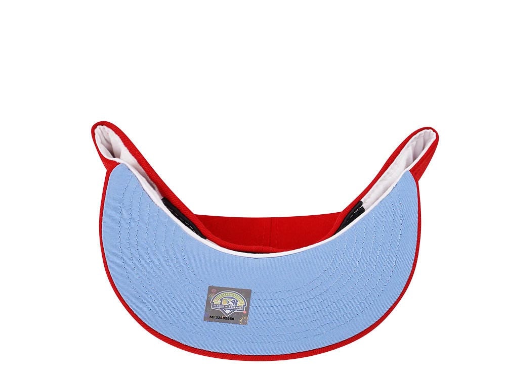 New Era Brooklyn Cyclones Red Glacier Blue Edition 59Fifty Fitted Cap