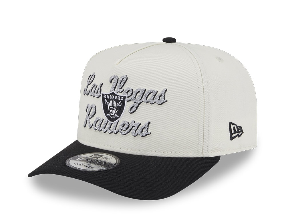 New Era Las Vegas Raiders Chainstitch 9Fifty A Frame Snapback Cap