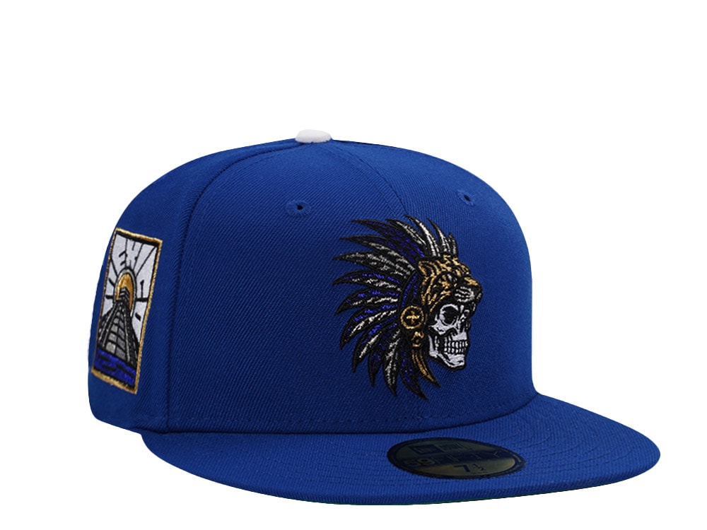 New Era Mexico Warrior Royal Blue Prime Edition 59Fifty Fitted Cap