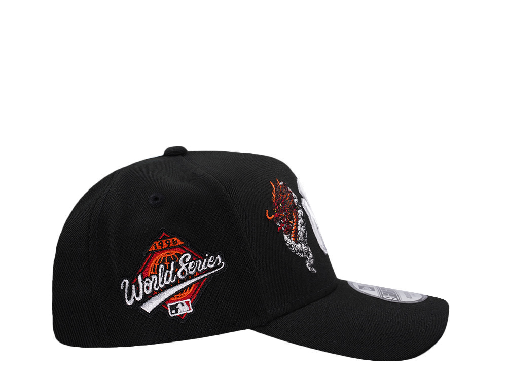 New Era New York Yankees World Series 1996 Dragon Black Prime Edition 9Forty A Frame Snapback Cap