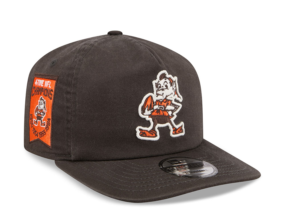 New Era Cleveland Browns 4x Champions Charcoal Edition 19Twenty Snapback Cap