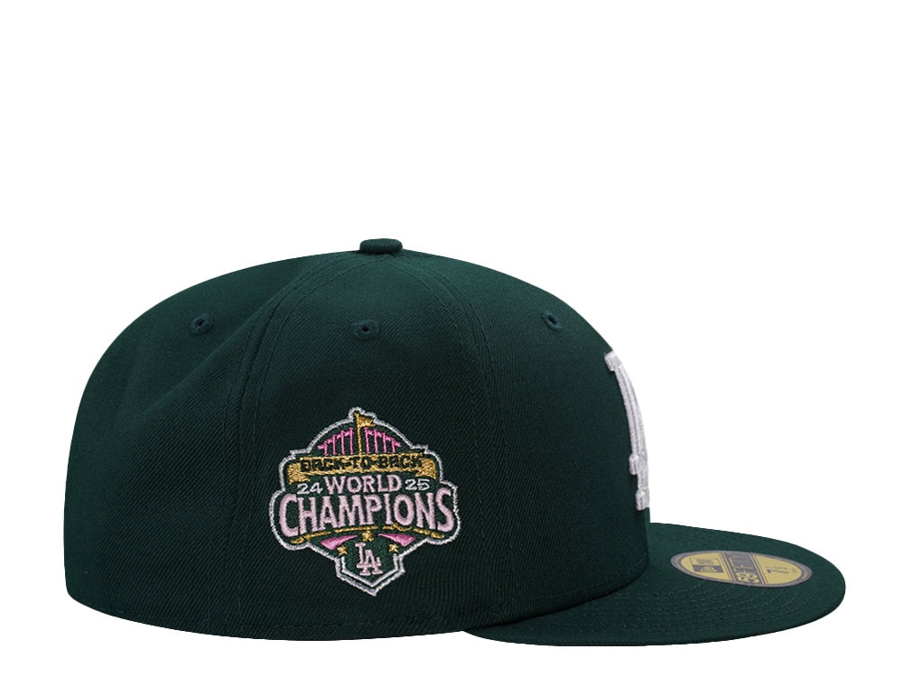 New Era Los Angeles Dodgers World Series 2025 Dark Green Prime Edition 59Fifty Fitted Cap