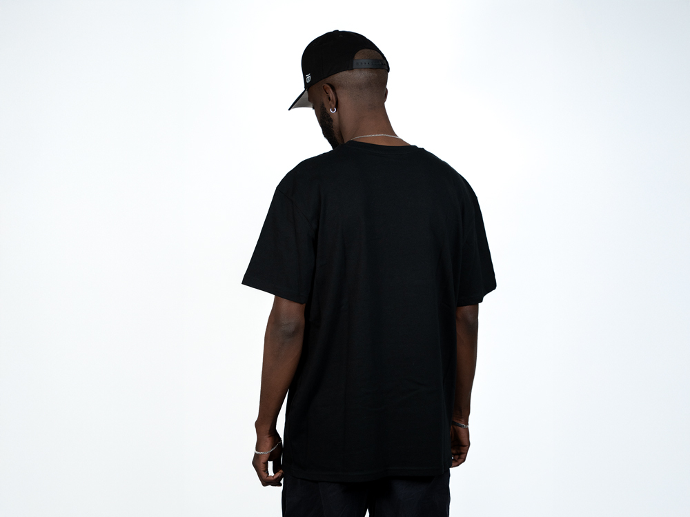 Parallel Union T-Shirt College Script Black Oversize Edition