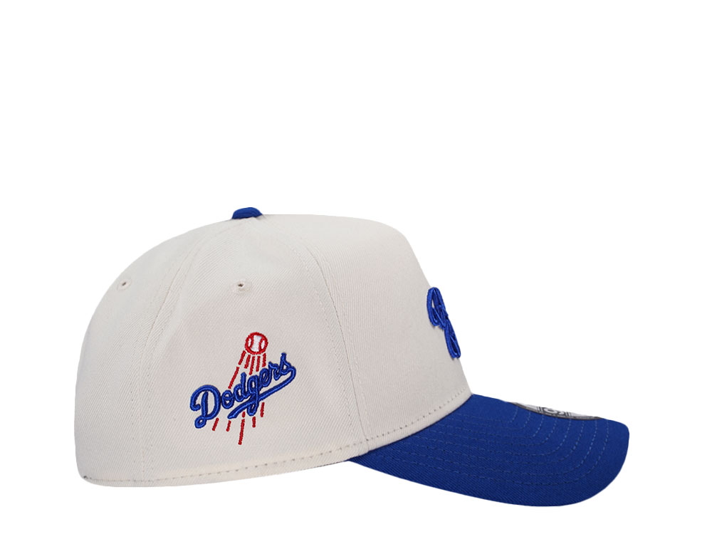 New Era Los Angeles Dodgers Bleed Blue Chrome Two Tone Edition 9Forty A Frame Snapback Cap