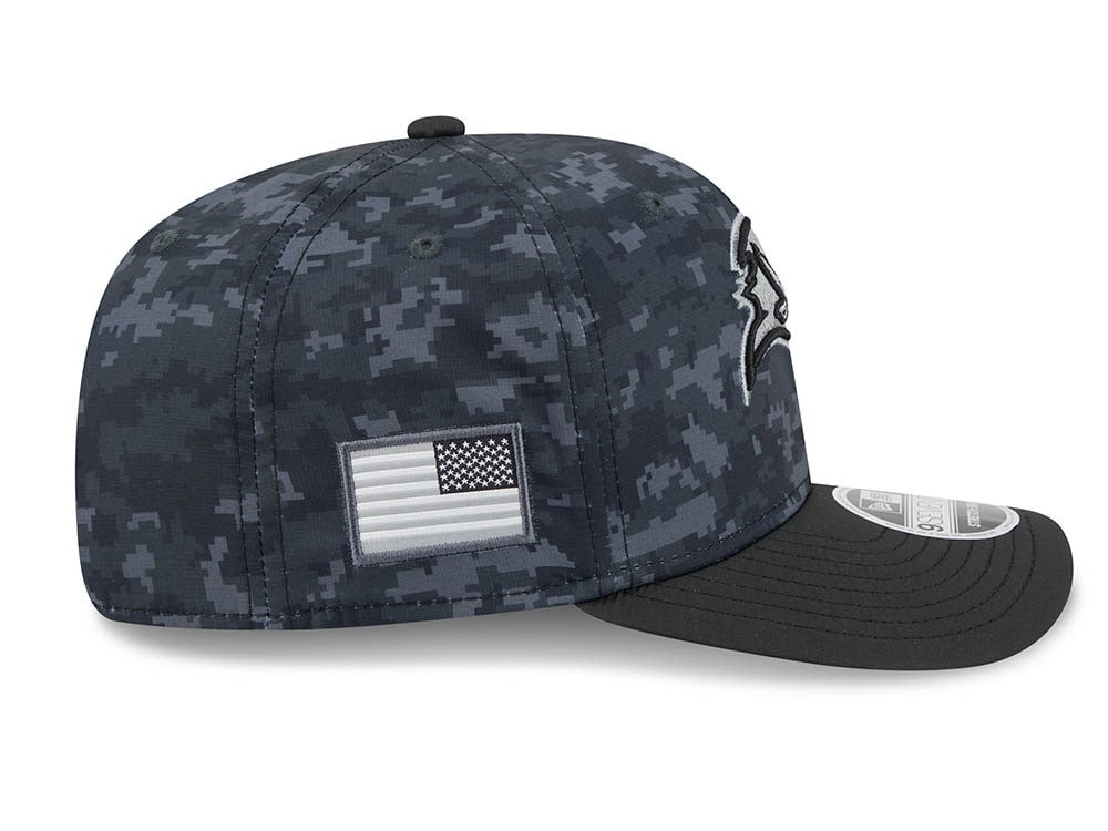 New Era Tampa Bay Buccaneers NFL Salute to Service 2026 Digi Camo Black 9Seventy Stretch Snapback Cap