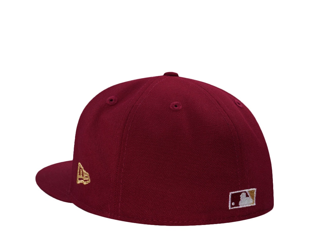 New Era Philadelphia Phillies World Series 2008 Cardinal Red Prime Edition 59Fifty Fitted Cap