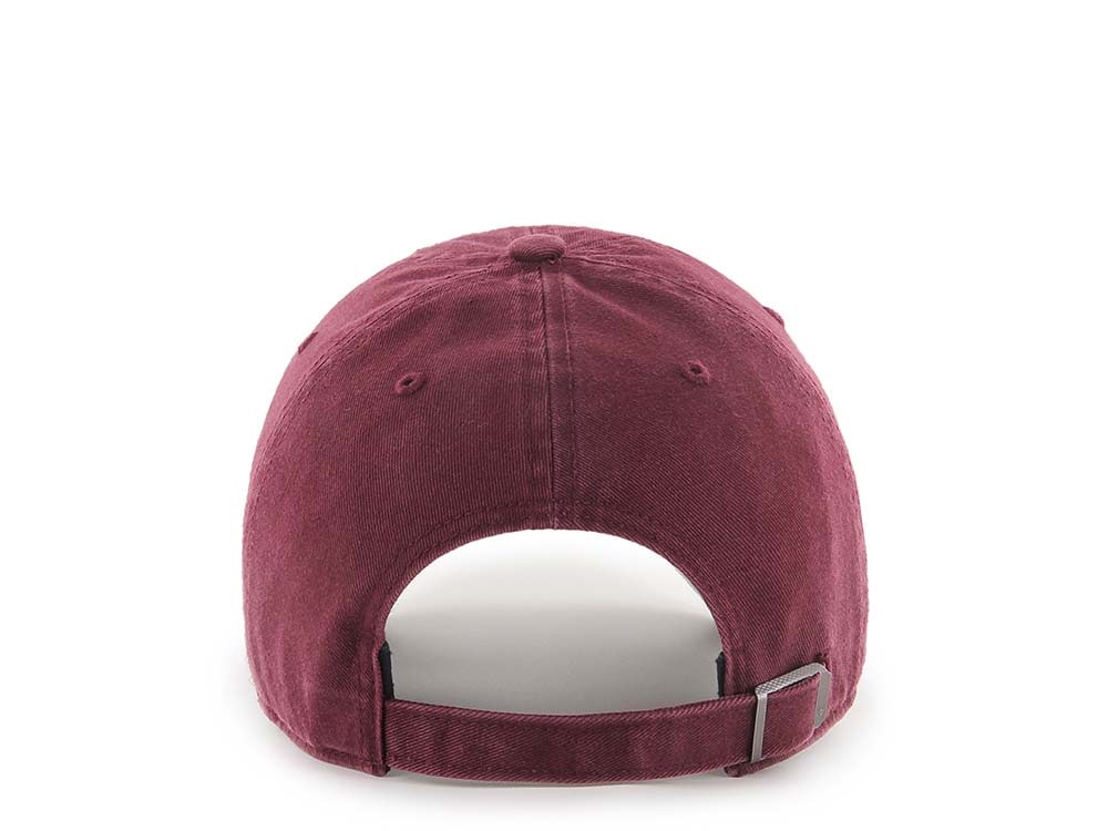 47Brand Los Angeles Dodgers Dark Maroon Base Runner Clean up Strapback Cap