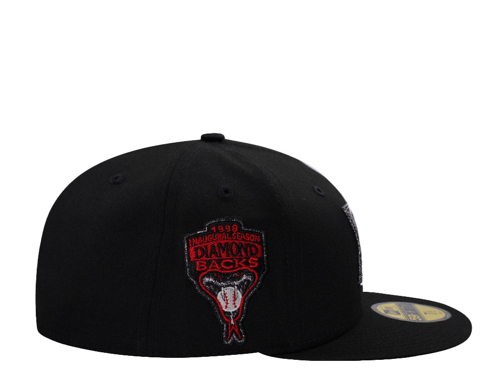 New Era Arizona Diamondbacks Inaugural Season 1998 Black Prime Edition 59Fifty Fitted Cap