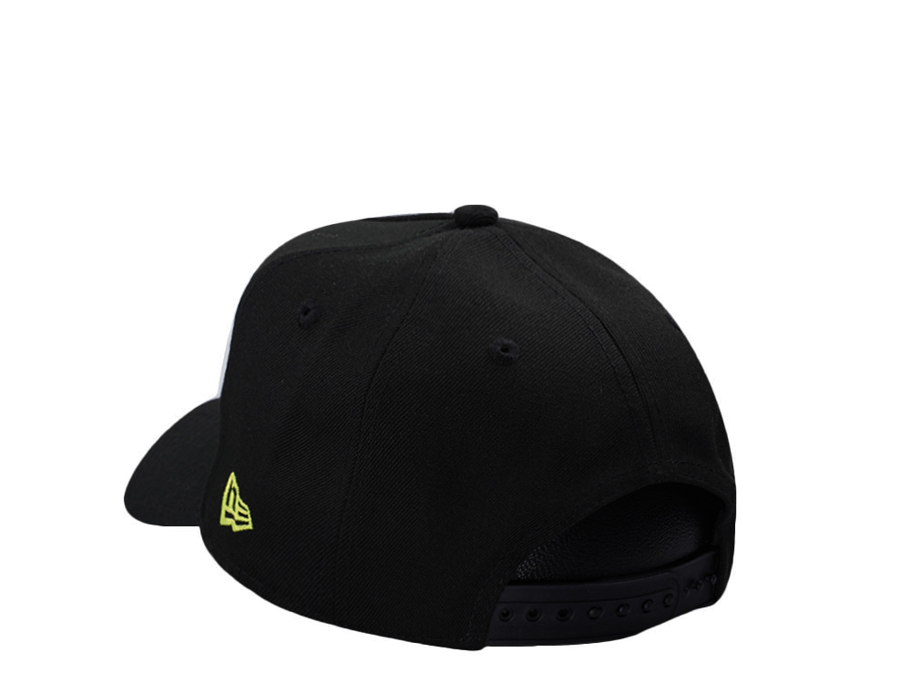 New Era Los Angeles Dodgers Ohtani Neon Yellow Black Prime Edition 9Forty A Frame Snapback Cap