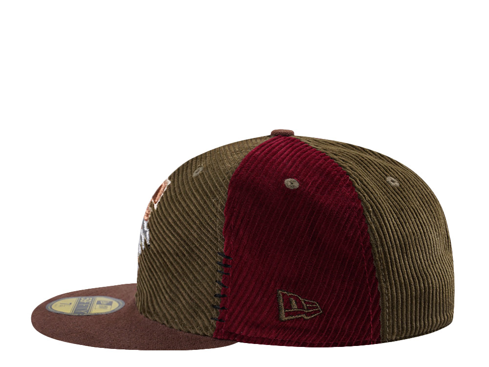 New Era Fresno Grizzlies Metallic Corduroy Pinwheel Horror Edition 59Fifty Fitted Cap