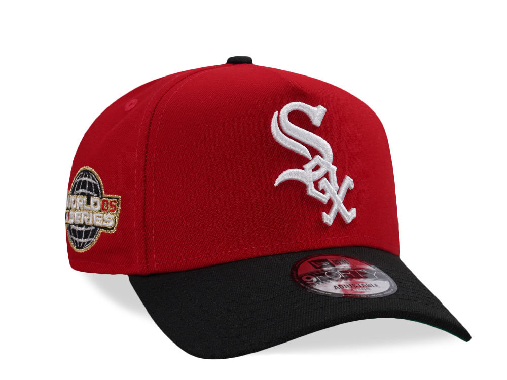 New Era Chicago White Sox World Series 2005 Scarlet Two Tone Edition 9Forty A Frame Snapback Cap