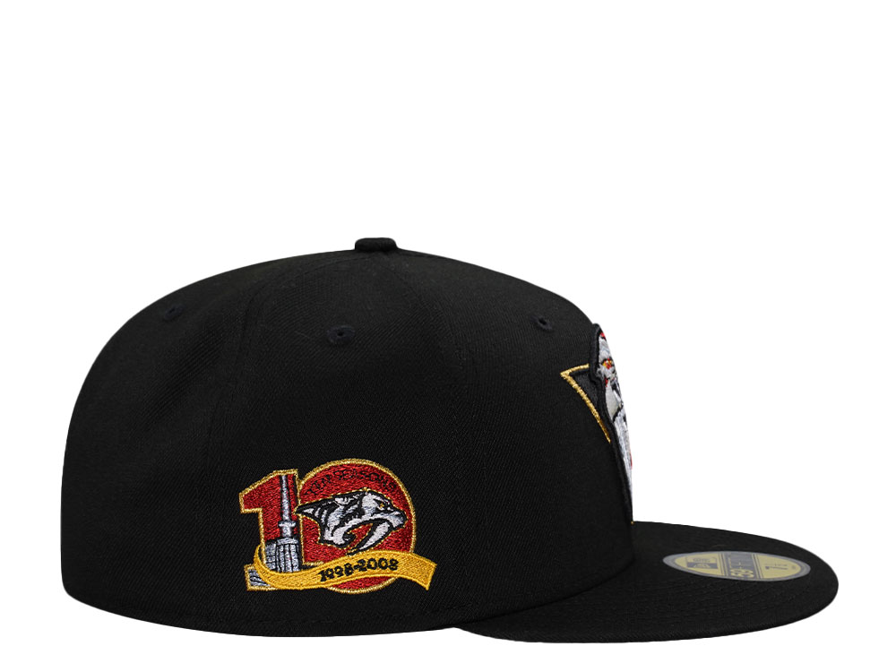 New Era Nashville Predators 10th Anniversary Black Prime Edition 59Fifty Fitted Cap