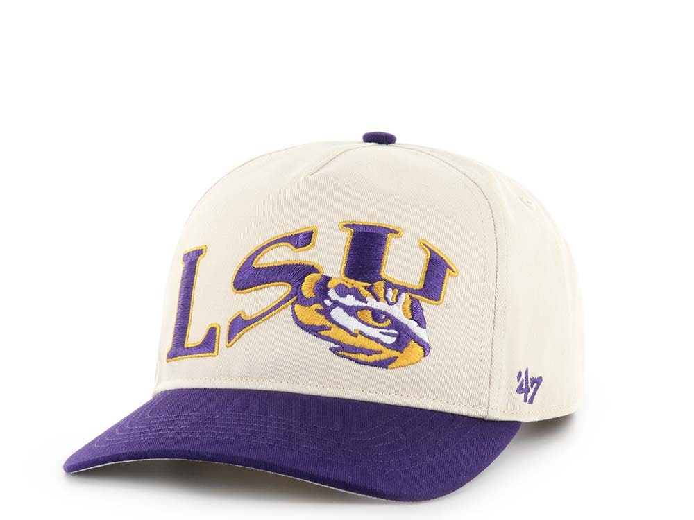 47Brand Louisiana State Tigers Natural Wave Hitch Snapback Cap