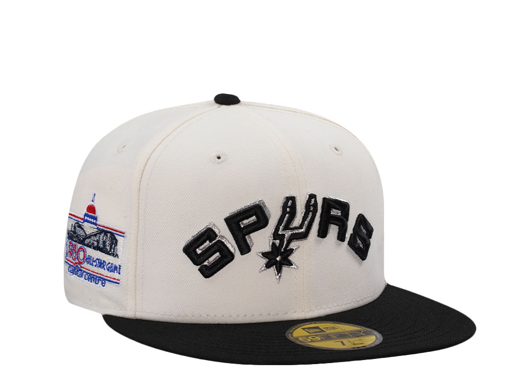 New Era San Antonio Spurs All Star Game 1980 Chrome Two Tone Edition 59Fifty Fitted Cap