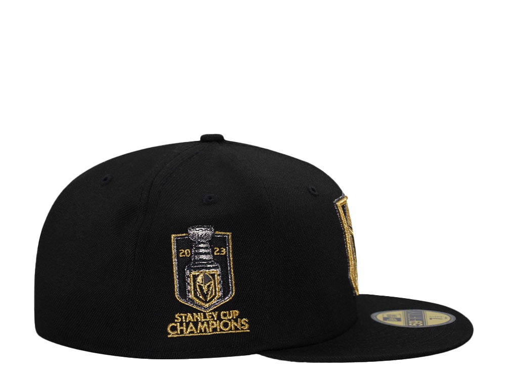 New Era Vegas Golden Knights Stanley Cup Champions 2023 Black Prime Edition 59Fifty Fitted Cap