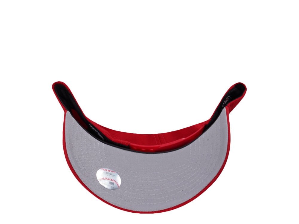 New Era Los Angeles Dodgers Red Viva Upside Down Edition 9Forty A Frame Snapback Cap