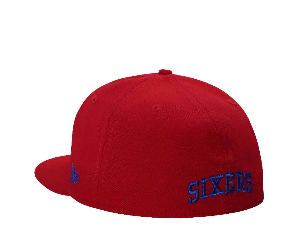 New Era Philadelphia 76ers All Star Game 1983 Scarlet Prime Edition 59Fifty Fitted Cap