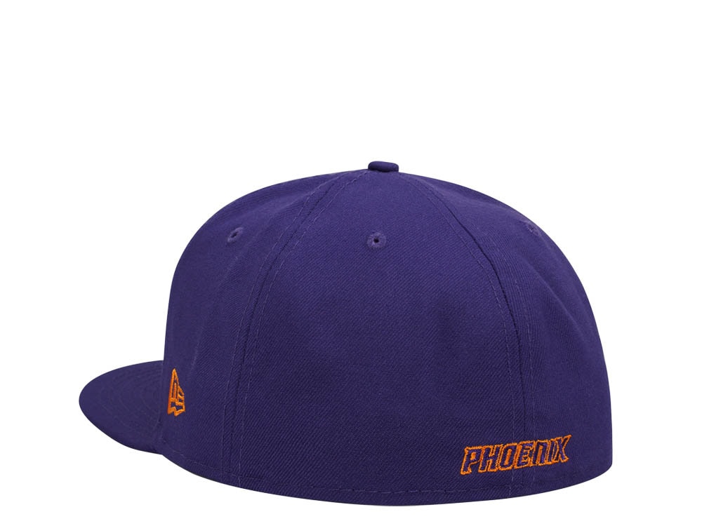 New Era Phoenix Suns Purple Orange Edition 59Fifty Fitted Cap