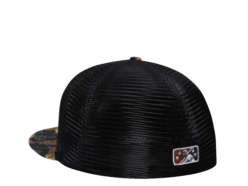 New Era Kinston Indians Flecktarn Trucker Edition 59Fifty Fitted Cap