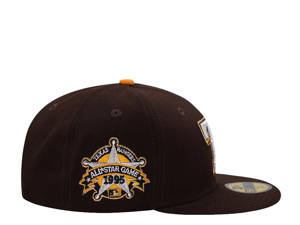 New Era Texas Rangers All Star Game 1986 Burnt Wood Prime Edition 59Fifty Fitted Cap
