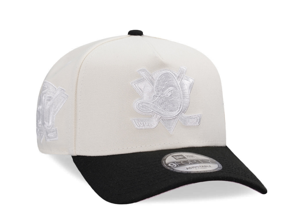 New Era Anaheim Ducks 30th Anniversary Chrome Edition 9Forty A Frame Snapback Cap