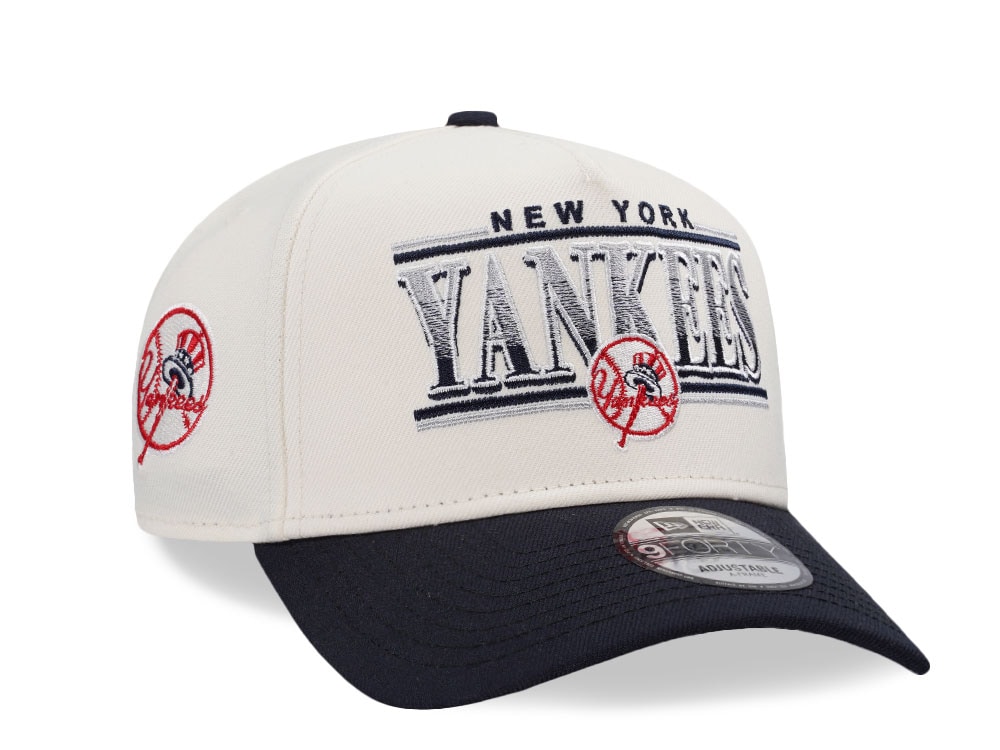 New Era New York Yankees Classic Chrome Two Tone Edition 9Forty A Frame Snapback Cap