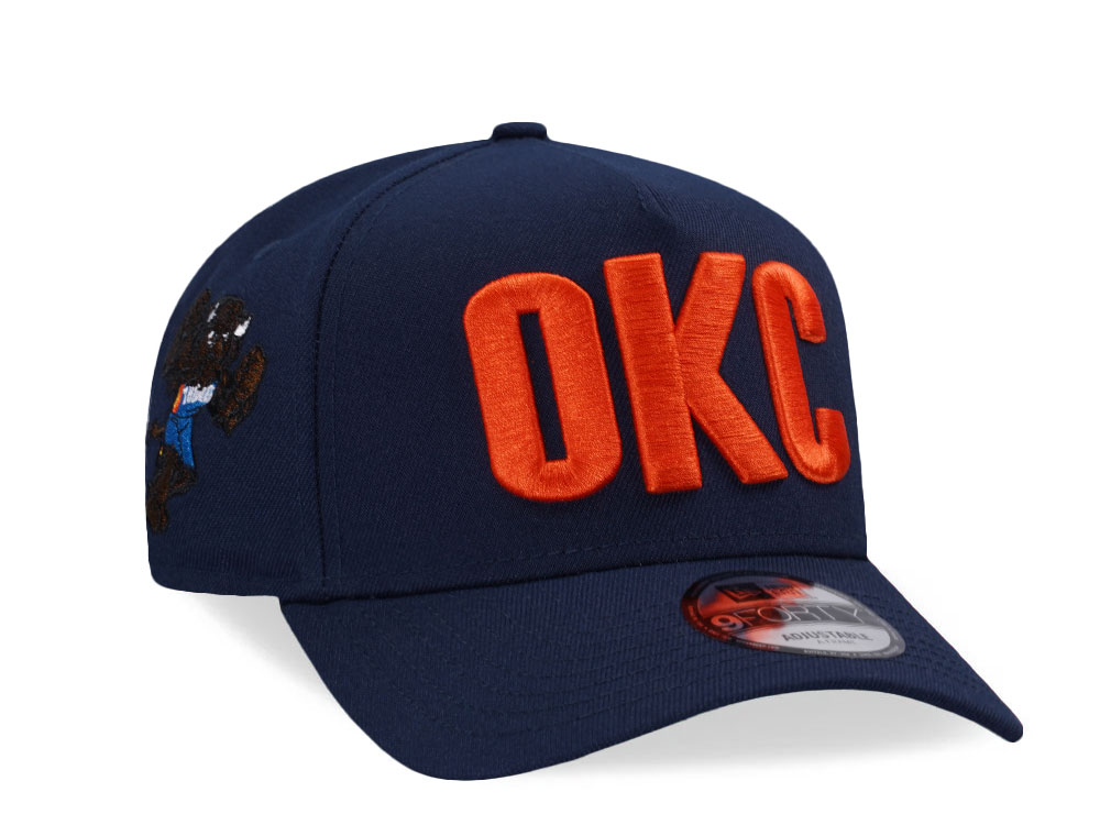 New Era Oklahoma City Thunder Prime Edition 9Forty A Frame Snapback Cap