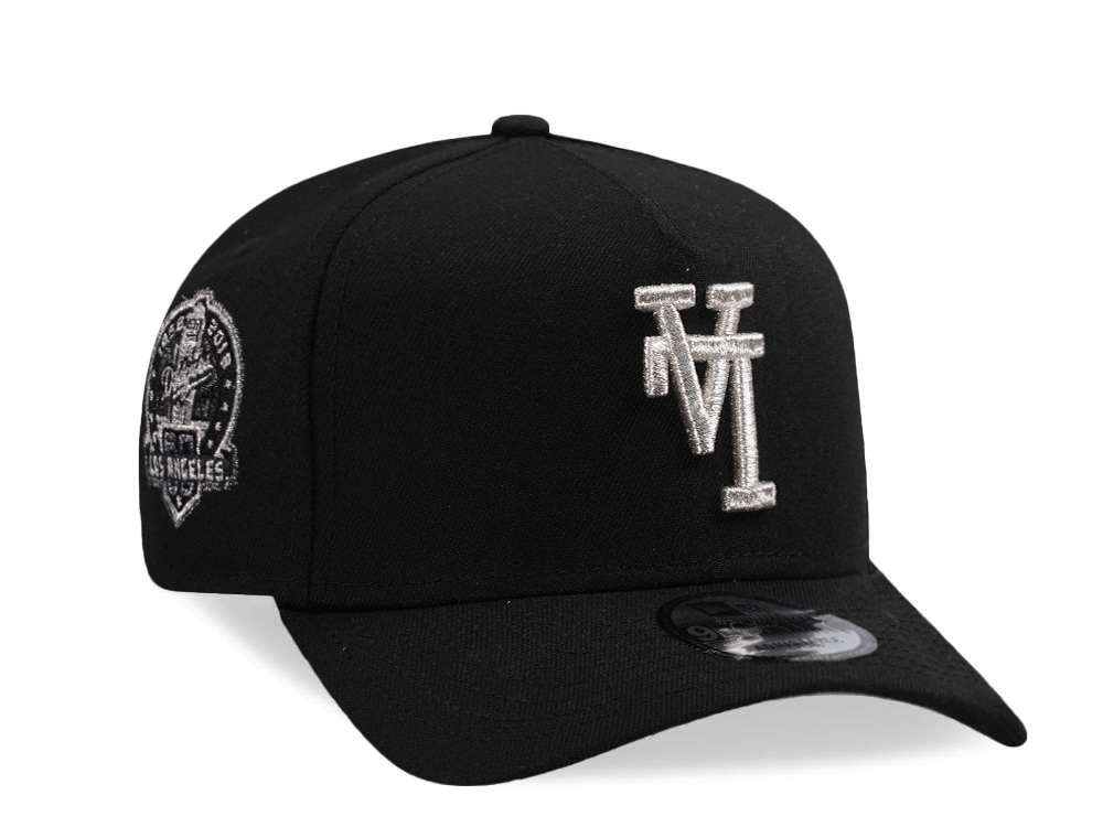 New Era Los Angeles Dodgers 60th Anniversary Upside Down Black Prime Edition 9Forty A Frame Snapback Cap
