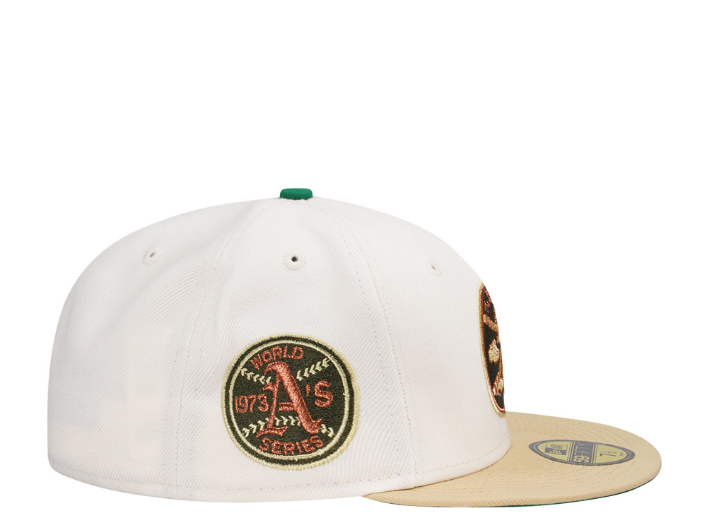 New Era Oakland Athletics World Series 1973 Sneaky Two Tone Throwback Edition 59Fifty Fitted Cap