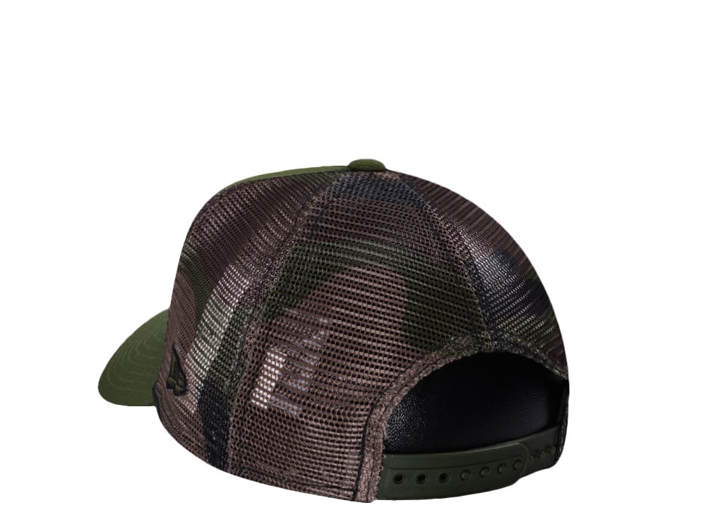 New Era Pittsburgh Steelers Green Camo Trucker Edition 9Forty A Frame Snapback Cap