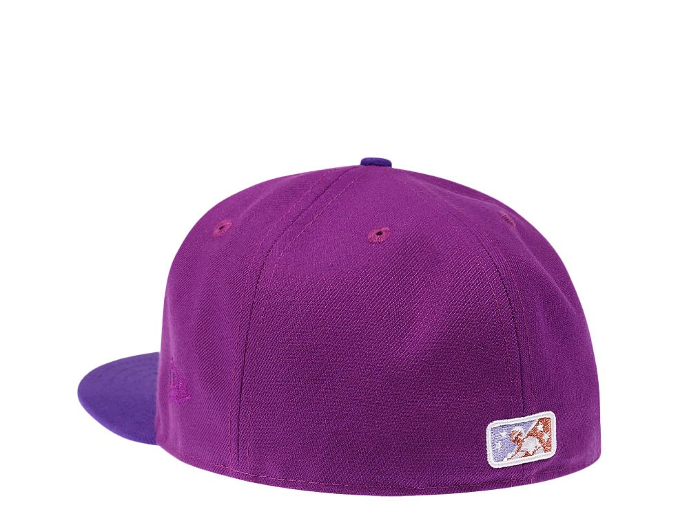 New Era Buffalo Bisons Sliding Purple Berry Prime Edition 59Fifty Fitted Cap