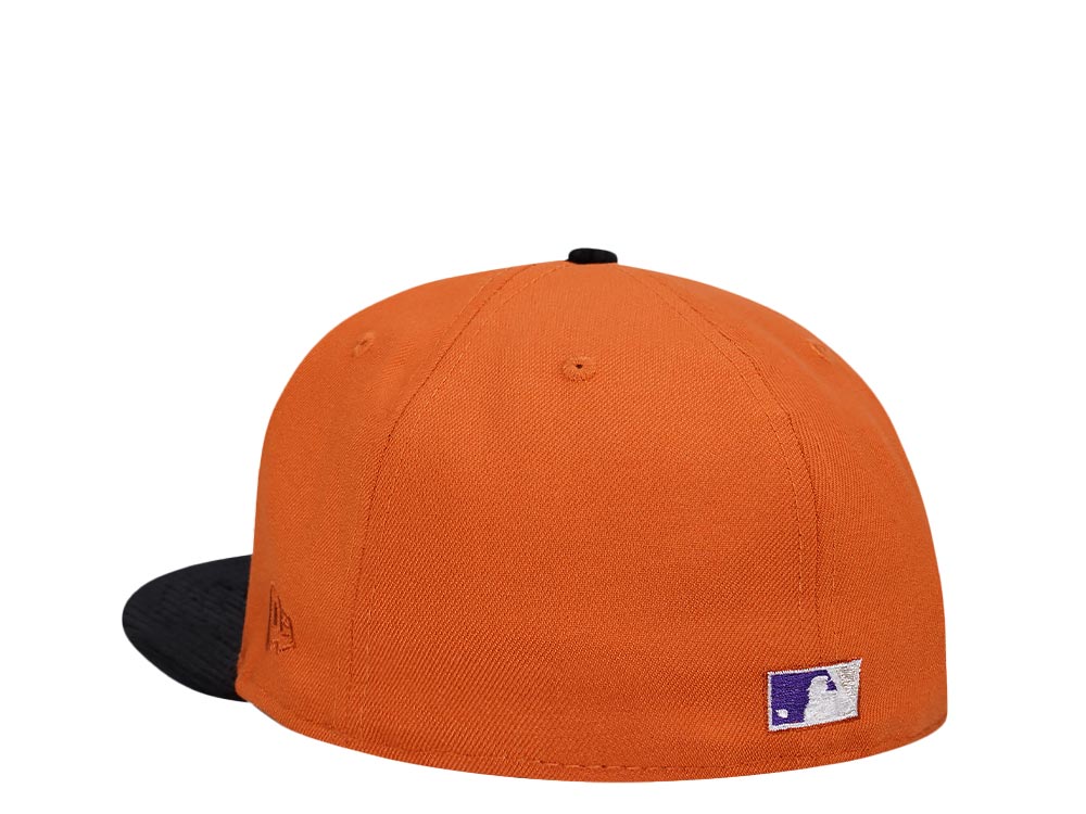 New Era Houston Astros 45 Years Cord Visor Edition Orange 59Fifty Fitted Cap