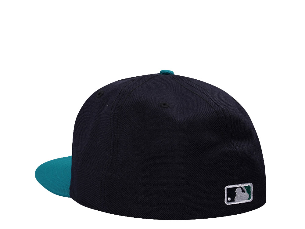 New Era Seattle Mariners Wool Authentic On-Field Green Two Tone Edition 59Fifty Fitted Cap