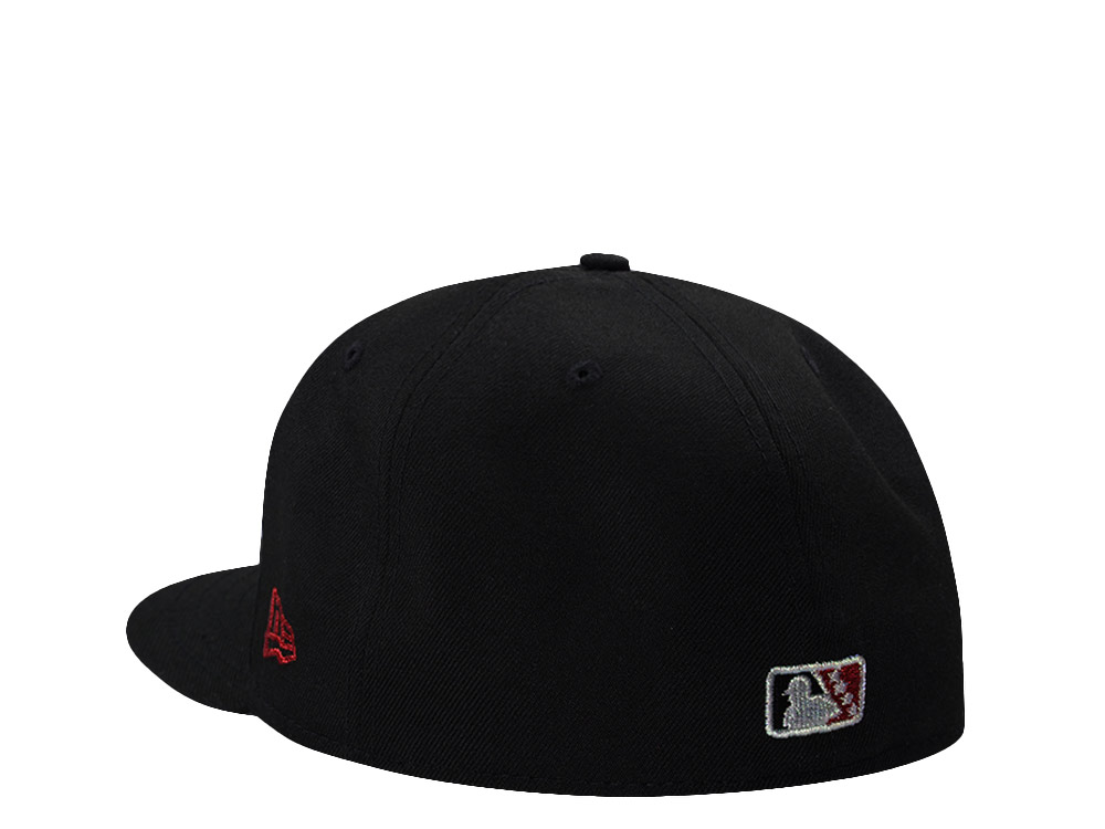 New Era Hickory Crawdads 25th Anniversary Black Prime Edition 59Fifty Fitted Cap