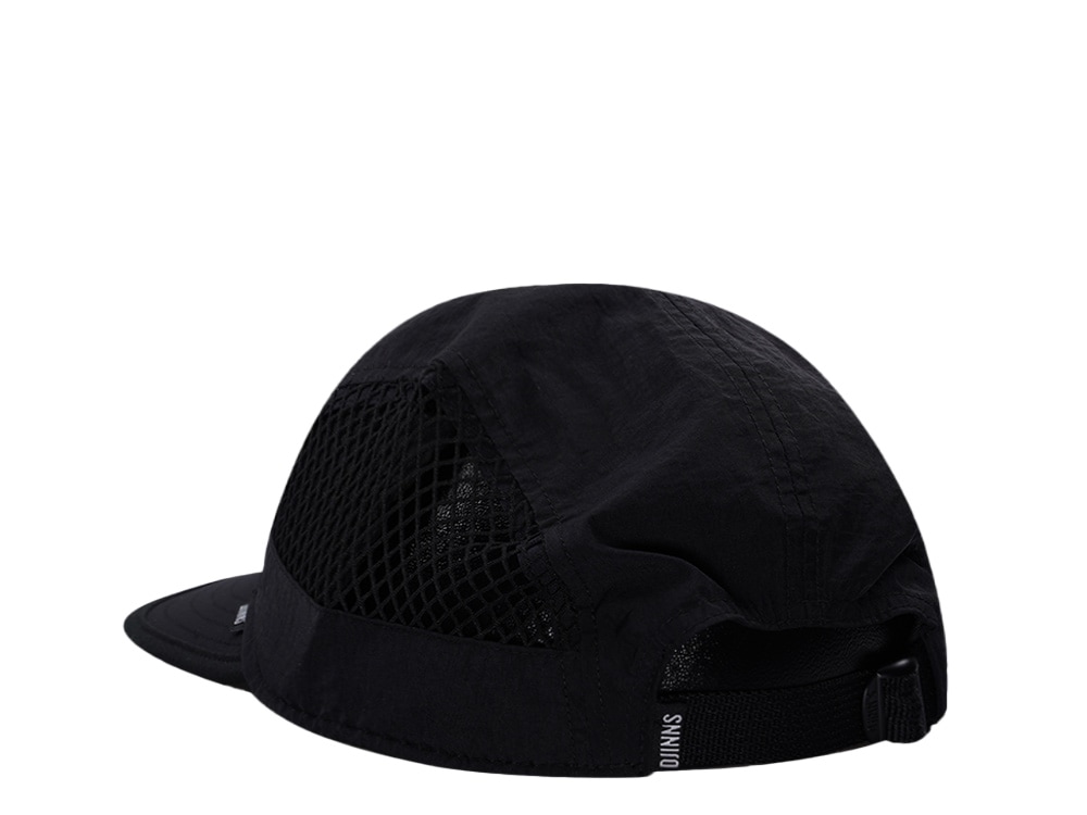 Djinns 5 Panel Black Big Net Mountain Strapback Cap