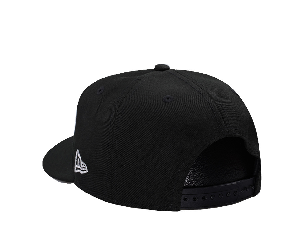 New Era Las Vegas Raiders 50th Anniversary Rose Black Prime Edition 9Fifty A Frame Snapback Cap