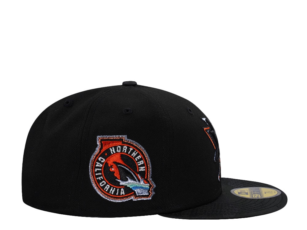 New Era San Jose Sharks Northern California Black Prime Edition 59Fifty Fitted Cap