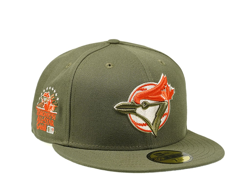 New Era Toronto Blue Jays All Star Game 1991 Olive Edition 59Fifty Fitted Cap